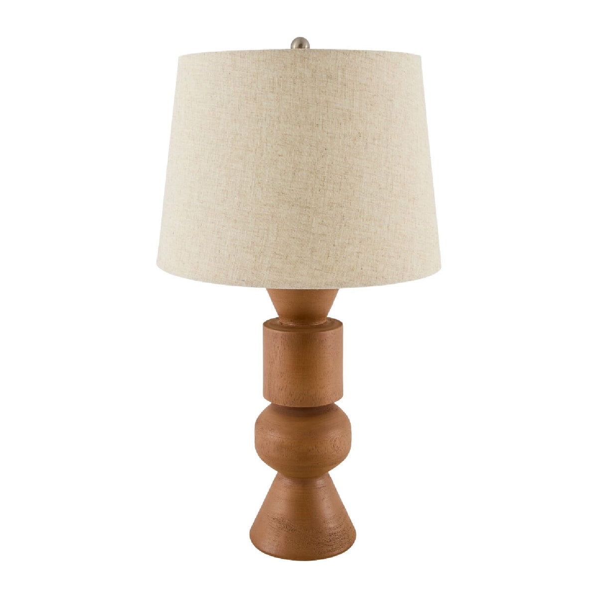 Modern European furniture - Brown Geometrical Accent Table Lamp - www.oroa.com