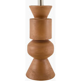 Modern European furniture - Brown Geometrical Accent Table Lamp - www.oroa.com
