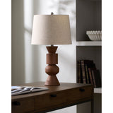 Modern European furniture - Brown Geometrical Accent Table Lamp - www.oroa.com