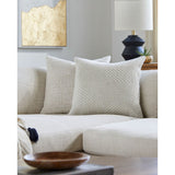 Modern European furniture - Beige Woven Down Insert Pillow - www.oroa.com