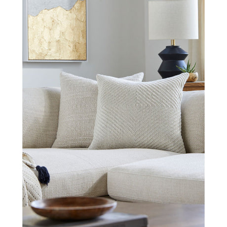 Modern European furniture - Beige Woven Down Insert Pillow - www.oroa.com