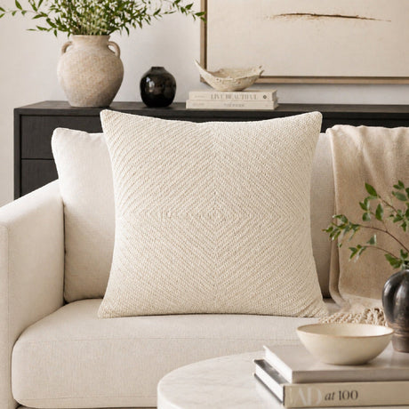Modern European furniture - Beige Woven Poly Insert Pillow - www.oroa.com