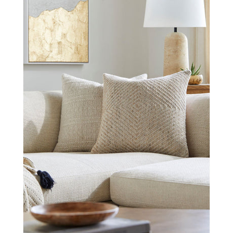 Modern European furniture - Woven Yarn Down Insert Pillow - www.oroa.com