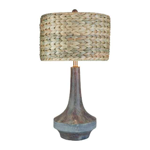Modern European furniture - Braided Natural Seagrass Table Lamp - www.oroa.com