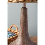 Modern European furniture - Braided Natural Seagrass Table Lamp - www.oroa.com