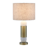 Modern European furniture - Gold Wrapped Marble Table Lamp - www.oroa.com