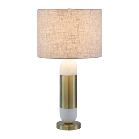 Modern European furniture - Gold Wrapped Marble Table Lamp - www.oroa.com