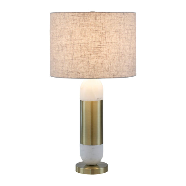 Modern European furniture - Gold Wrapped Marble Table Lamp - www.oroa.com