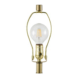 Modern European furniture - Gold Wrapped Marble Table Lamp - www.oroa.com