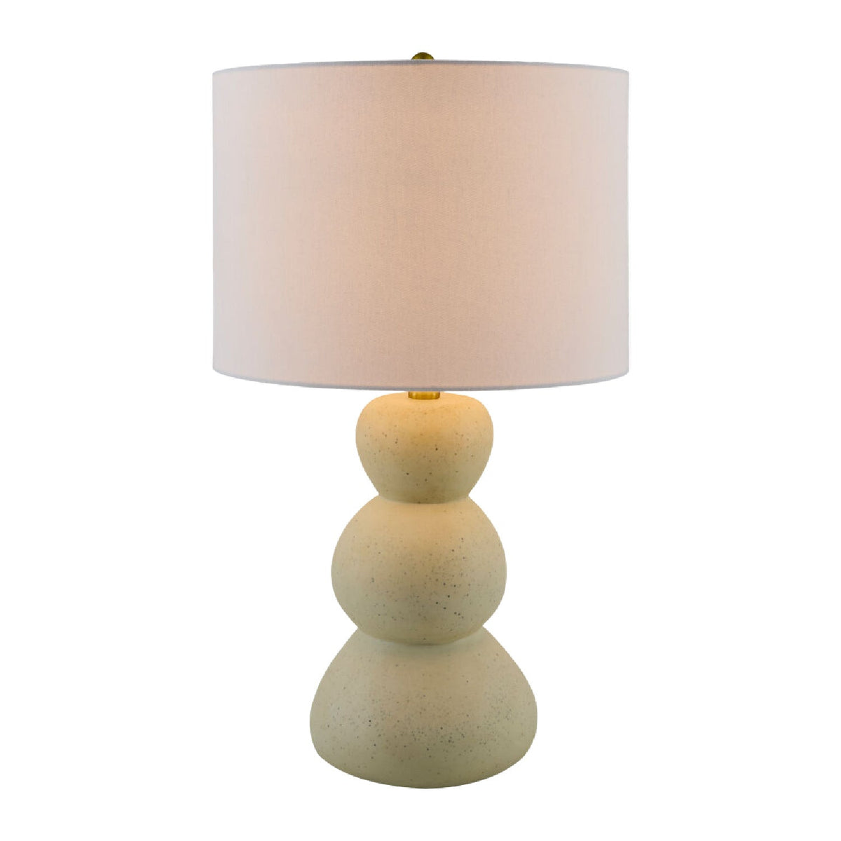 Modern European furniture - White Linen Modern Table Lamp - www.oroa.com