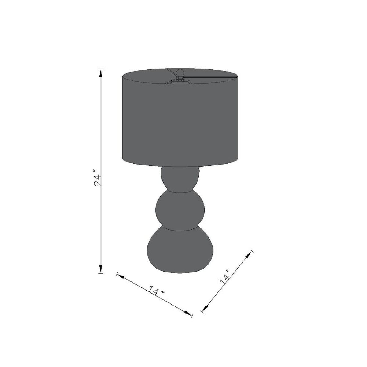 Modern European furniture - White Linen Modern Table Lamp - www.oroa.com
