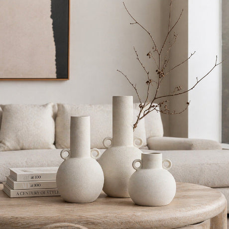 Modern European furniture - Long-Necked Ceramic Vases (3) - www.oroa.com