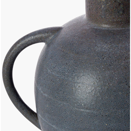 Modern European furniture - Black Ceramic Vase Set (2) - www.oroa.com
