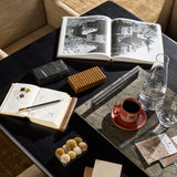Modern furniture - Hand-Loomed Square Pattern Table Runner - www.oroa.com