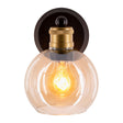 Modern European furniture - Round Champagne Glass Wall Lamp - www.oroa.com