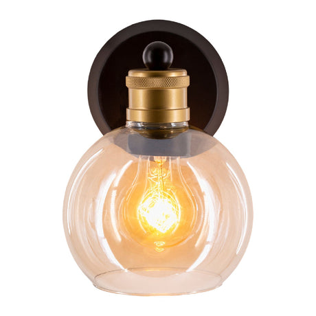 Modern European furniture - Round Champagne Glass Wall Lamp - www.oroa.com