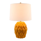 Modern European furniture - Reliefed Ceramic Accent Table Lamp - www.oroa.com
