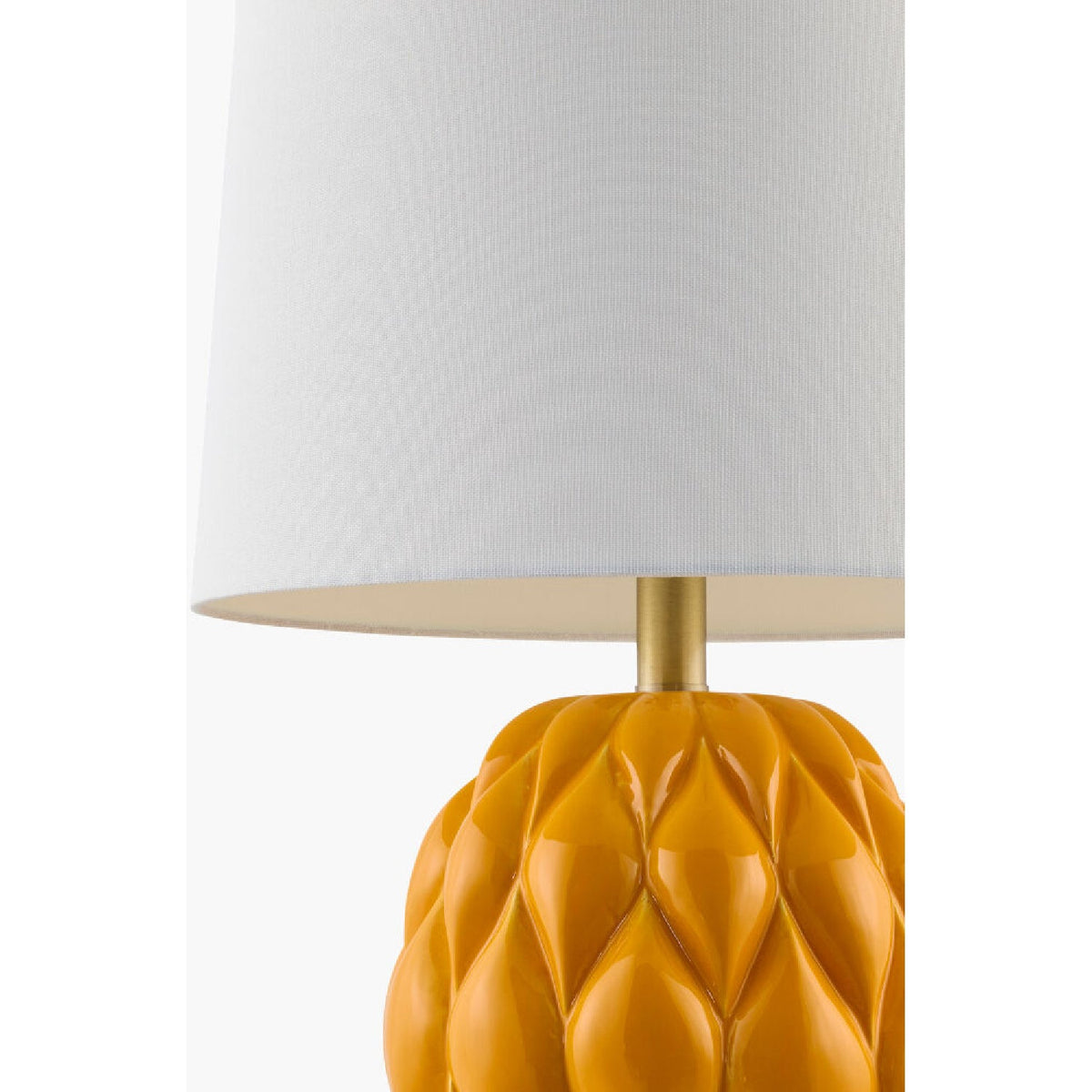 Modern European furniture - Reliefed Ceramic Accent Table Lamp - www.oroa.com