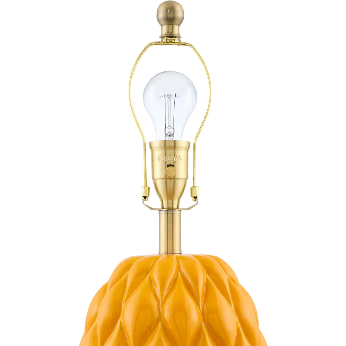 Modern European furniture - Reliefed Ceramic Accent Table Lamp - www.oroa.com