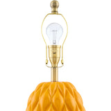 Modern European furniture - Reliefed Ceramic Accent Table Lamp - www.oroa.com