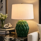 Modern European furniture - Reliefed Ceramic Accent Table Lamp - www.oroa.com