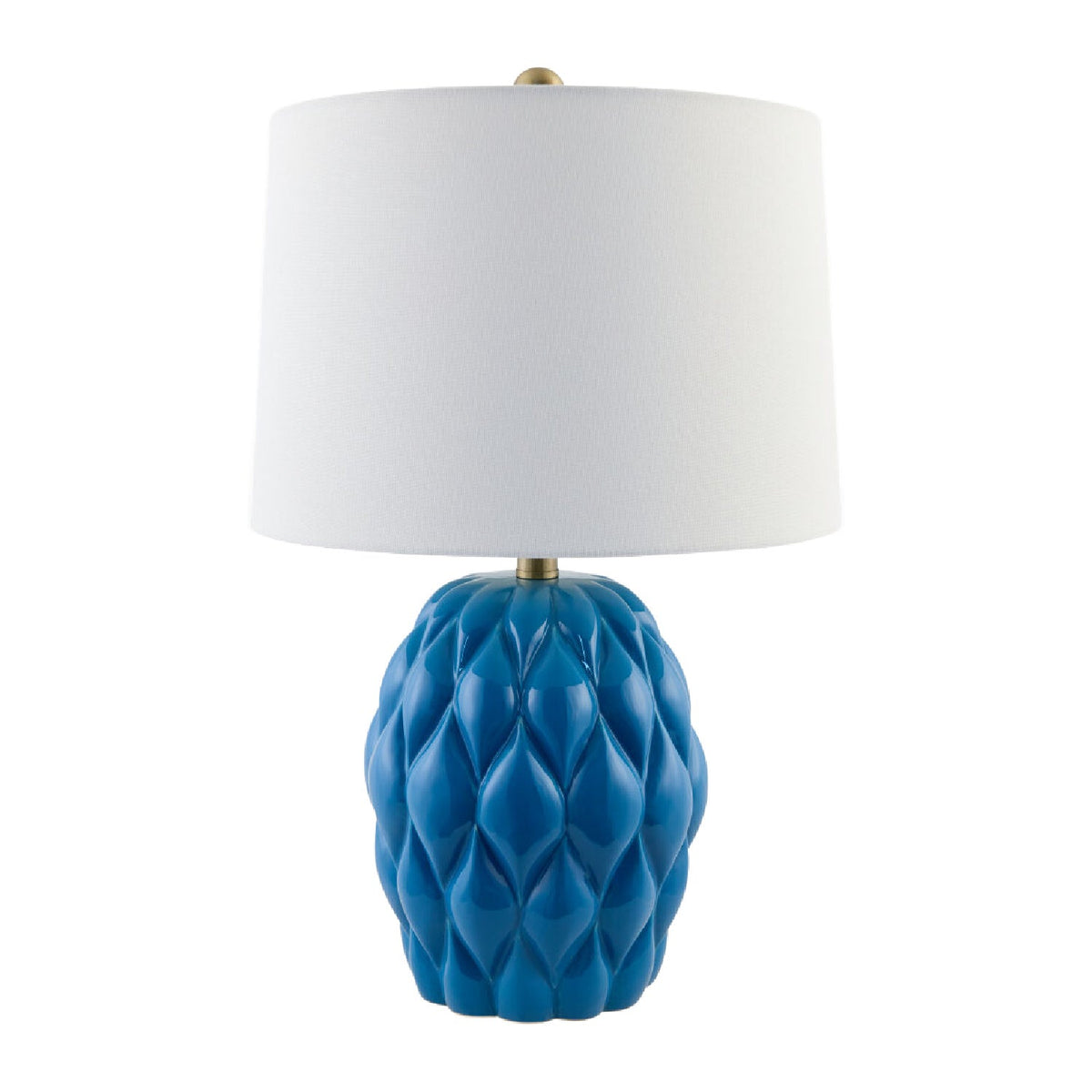 Modern European furniture - Reliefed Ceramic Accent Table Lamp - www.oroa.com