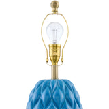 Modern European furniture - Reliefed Ceramic Accent Table Lamp - www.oroa.com