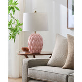 Modern European furniture - Reliefed Ceramic Accent Table Lamp - www.oroa.com