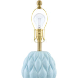 Modern European furniture - Reliefed Ceramic Accent Table Lamp - www.oroa.com