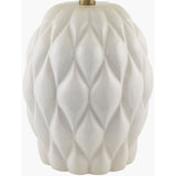Modern European furniture - Reliefed Ceramic Accent Table Lamp - www.oroa.com