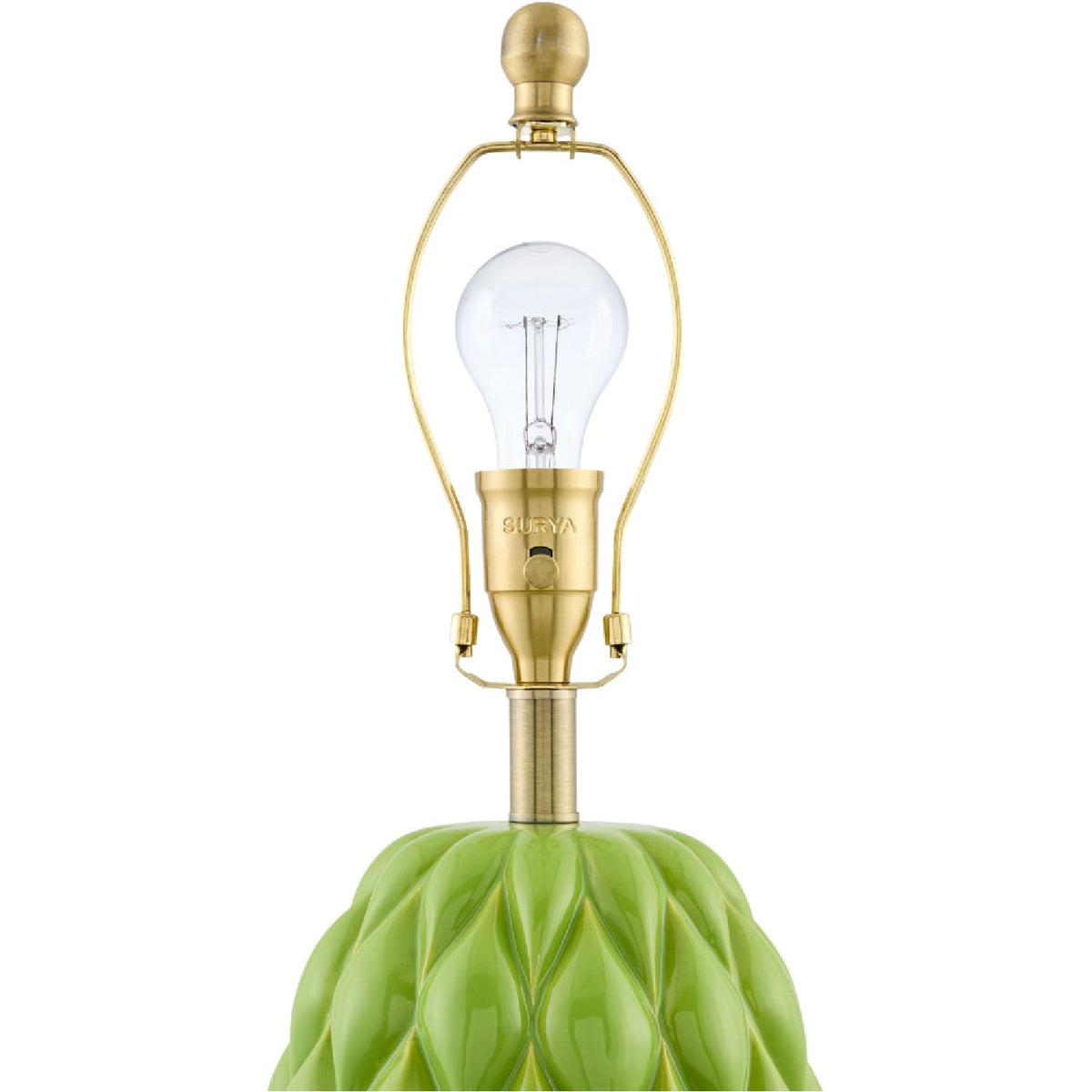 Modern European furniture - Reliefed Ceramic Accent Table Lamp - www.oroa.com