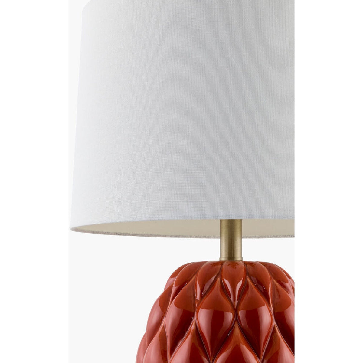 Modern European furniture - Reliefed Ceramic Accent Table Lamp - www.oroa.com