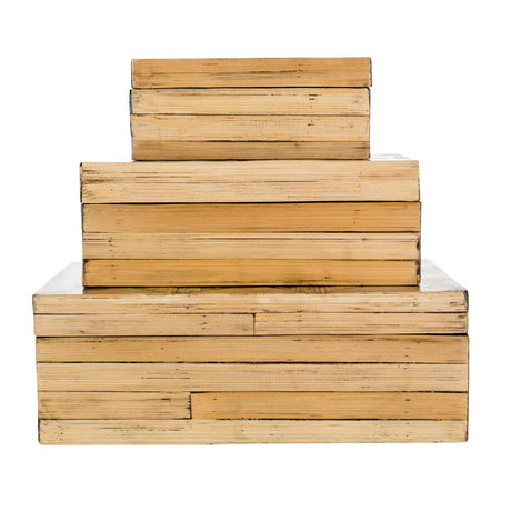 Modern European furniture - Natural Bamboo Garden Box Set (3) - www.oroa.com