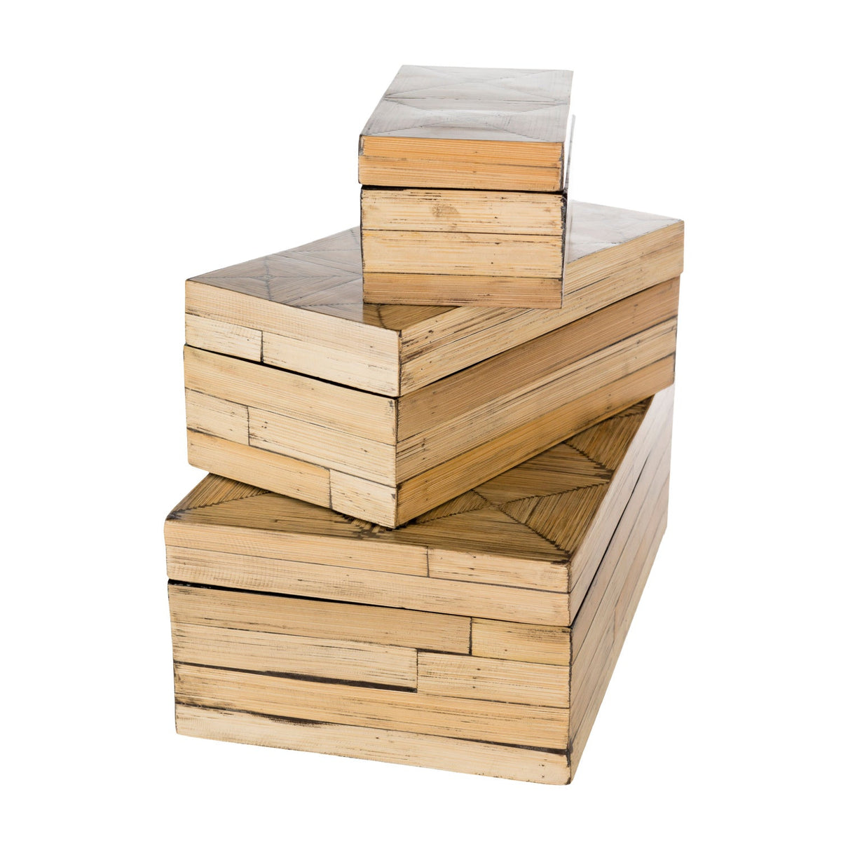 Modern European furniture - Natural Bamboo Garden Box Set (3) - www.oroa.com