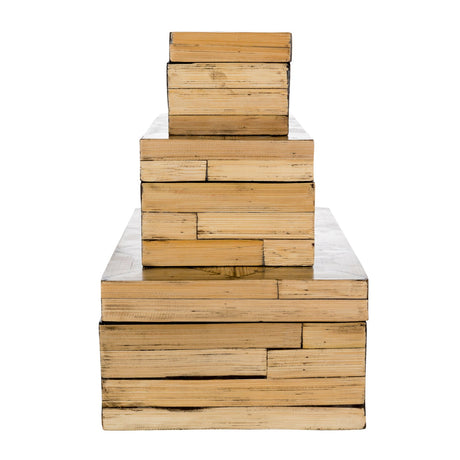 Modern European furniture - Natural Bamboo Garden Box Set (3) - www.oroa.com