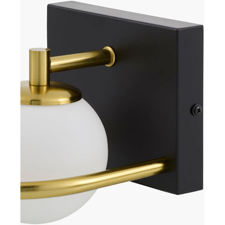 Modern European furniture - Gold Ring Glass Wall Lamp - www.oroa.com