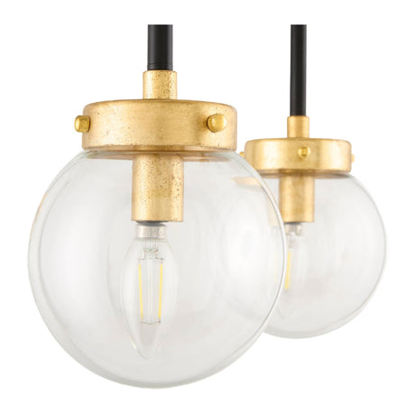 Modern European furniture - 9-Light Clear Glass Chandelier - www.oroa.com