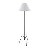 Modern European furniture - White Empire Shade Floor Lamp - www.oroa.com