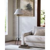 Modern European furniture - White Empire Shade Floor Lamp - www.oroa.com