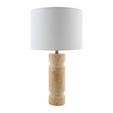 Modern European furniture - White Jute Accent Table Lamp - www.oroa.com