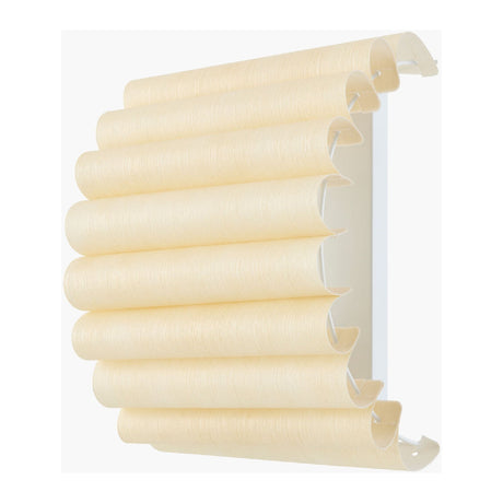 Modern European furniture -Scalloped Beige Linen Wall Lamp - www.oroa.com