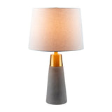 Modern European furniture - Beige Linen Concrete Table Lamps (2)  - www.oroa.com