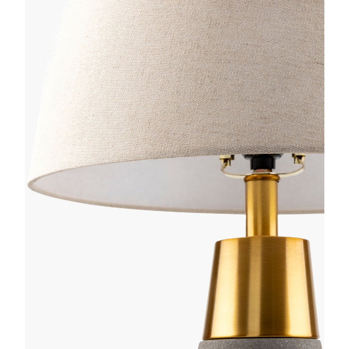 Modern European furniture - Beige Linen Concrete Table Lamps (2)  - www.oroa.com
