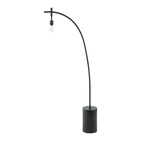 Modern European furniture - Linen Shade Sloped Floor Lamp - www.oroa.com