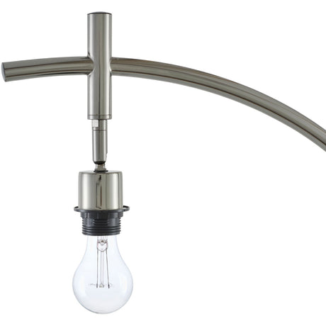 Modern European furniture - Linen Shade Sloped Floor Lamp - www.oroa.com