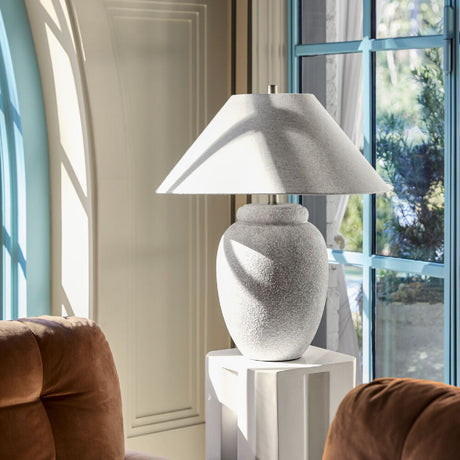 Modern European furniture - Beige Empire Shade Table Lamp - www.oroa.com