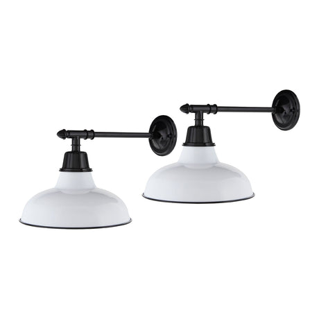Modern European furniture -  Metal Shade Wall Lamps (2) - www.oroa.com
