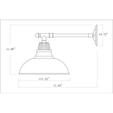 Modern European furniture -  Metal Shade Wall Lamps (2) - www.oroa.com