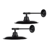 Modern European furniture -  Metal Plate Shade Wall Lamps (2) - www.oroa.com