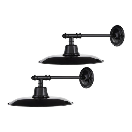 Modern European furniture -  Metal Plate Shade Wall Lamps (2) - www.oroa.com